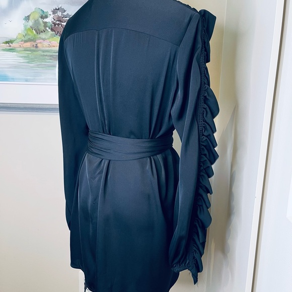 Ellery Black Silk Tunic Blouse. - Picture 7 of 10